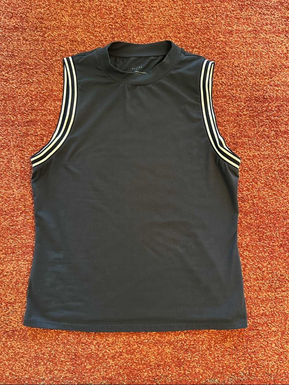 Varley navy Crewneck Performance Top with Subtle Logo